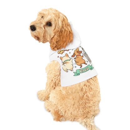 Pet Hoodie - Wiggle Butts Crew Cute Dog Butt Graphic Hoodie for Small Dogs